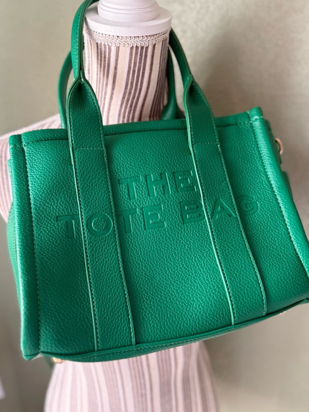 Faux Leather Tote - Picture 2 of 9